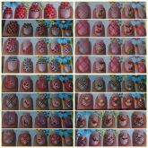 Adesivos de unhas Xadrez